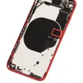 Back Housing W/ Small Components Pre-Installed For iPhone 8 (Used OEM Pull: Grade B) (Red)