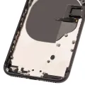 Back Housing W/ Small Components Pre-Installed For iPhone 8 (Used OEM Pull: Grade C) (Space Gray)