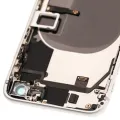 Back Housing W/ Small Components Pre-Installed For iPhone 8 (Used OEM Pull: Grade C) (Silver)