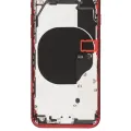 Back Housing W/ Small Components Pre-Installed For iPhone 8 (Used OEM Pull: Grade C) (Red)