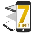 OCA Master 3-in-1 (Front Glass + Frame + OCA Pre-Installed) For iPhone 7 (Black) (2 Pack)