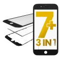 OCA Master 3-in-1 (Front Glass + Frame + OCA Pre-Installed ) For iPhone 7 Plus (Black) (2 Pack)