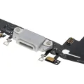 Charging Port Flex Cable For iPhone 8 Plus (Premium) (Silver)