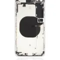 Back Housing With Small Components Pre-Installed For iPhone 8 Plus (No Logo) (Aftermarket Plus) (Silver)