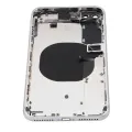 Back Housing With Small Components Pre-Installed For iPhone 8 Plus (No Logo) (Aftermarket Plus) (Silver)