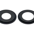 Back Camera Lens With Bracket & Bezel For iPhone 12 / 12 Mini (Real Sapphire) (Premium) (Black)