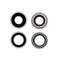 Back Camera Lens With Bracket & Bezel For iPhone 12 / 12 Mini (Real Sapphire) (Premium) (White)