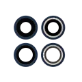 Back Camera Lens With Bracket & Bezel For iPhone 12 / 12 Mini (Real Sapphire) (Premium) (Blue)