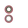 Back Camera Lens With Bracket & Bezel For iPhone 12 / 12 Mini (Real Sapphire) (Premium) (Red)