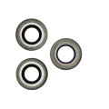 Back Camera Lens With Bracket & Bezel For iPhone 12 Pro Max (3 Piece Set) (Real Sapphire) (Premium) (Graphite)