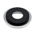 Back Camera Lens With Bracket & Bezel For iPhone 12 Pro Max (3 Piece Set) (Real Sapphire) (Premium) (Silver)