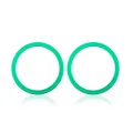 Back Camera Bezel Ring Only For iPhone 12 / 12 Mini (Green) (2 Piece Set) (10 Pack)