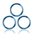 Back Camera Bezel Ring Only For iPhone 12 Pro (Pacific Blue) (3 Piece Set) (10 Pack)