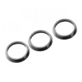 Back Camera Bezel Ring Only For iPhone 12 Pro (Graphite) (3 Piece Set) (10 Pack)