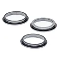 Back Camera Bezel Ring Only For iPhone 12 Pro (Graphite) (3 Piece Set) (10 Pack)