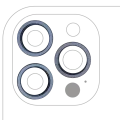 Back Camera Bezel Ring Only For iPhone 12 Pro Max (Pacific Blue) (3 Piece Set) (10 Pack)