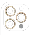 Back Camera Bezel Ring Only For iPhone 12 Pro Max (Gold) (3 Piece Set) (10 Pack)