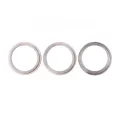 Back Camera Bezel Ring Only For iPhone 11 Pro / 11 Pro Max (Silver) (3 Piece Set) (10 Pack)