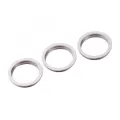 Back Camera Bezel Ring Only For iPhone 11 Pro / 11 Pro Max (Silver) (3 Piece Set) (10 Pack)