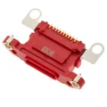 Charging Port Only For iPhone 12 Mini (Red) (10 Pack)