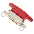 Charging Port Only For iPhone 12 Mini (Red) (10 Pack)