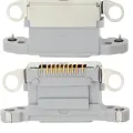 Charging Port Only For iPhone 12 Pro Max (Silver) (10 Pack)