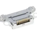 Charging Port Only For iPhone 12 Pro Max (Silver) (10 Pack)