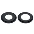 Back Camera Lens With Bracket & Bezel For iPhone 12 / 12 Mini (Aftermarket Plus) (Black)