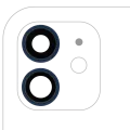 Back Camera Lens With Bracket & Bezel For iPhone 12 / 12 Mini (Aftermarket Plus) (Blue)
