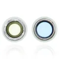 Back Camera Lens With Bracket & Bezel For iPhone 12 / 12 Mini (Aftermarket Plus) (Green)