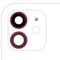 Back Camera Lens With Bracket & Bezel For iPhone 12 / 12 Mini (Aftermarket Plus) (Red)