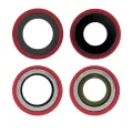 Back Camera Lens With Bracket & Bezel For iPhone 12 / 12 Mini (Aftermarket Plus) (Red)
