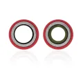 Back Camera Lens With Bracket & Bezel For iPhone 12 / 12 Mini (Aftermarket Plus) (Red)