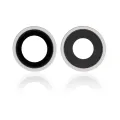 Back Camera Lens With Bracket & Bezel For iPhone 12 / 12 Mini (Aftermarket Plus) (White)