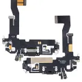 Шлейф зарядки для iPhone 12 / 12 Pro (Aftermarket Plus) (графітовий)