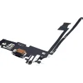 Шлейф зарядки для iPhone 12 Pro Max (Aftermarket Plus) (графітовий)