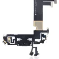 Шлейф зарядки для iPhone 12 Mini (Aftermarket Plus) (чорний)