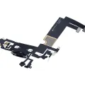 Шлейф зарядки для iPhone 12 Mini (Aftermarket Plus) (чорний)