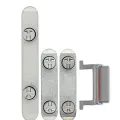 Hard Buttons (Power / Volume / Switch) For iPhone X (Silver)