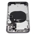 Back Housing With Small Components Pre-Installed For iPhone X (No Logo) (Aftermarket Plus) (Space Gray)