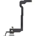 Charging Port Flex Cable For iPhone X (Premium) (Silver)