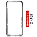 Frame Only With Glue For iPhone X (2 Pack)