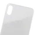 Back Cover Glass For iPhone X (No Logo) (Silver)