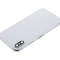 Back Housing With Small Components Pre-Installed For iPhone XS (No Logo) (Aftermarket Plus) (Silver)