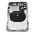 Back Housing With Small Components Pre-Installed For iPhone XS (No Logo) (Aftermarket Plus) (Silver)