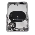 Back Housing With Small Components Pre-Installed For iPhone XS (No Logo) (Aftermarket Plus) (Silver)
