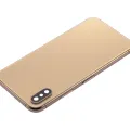 Back Housing With Small Components Pre-Installed For iPhone XS (No Logo) (Aftermarket Plus) (Gold)