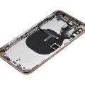 Back Housing With Small Components Pre-Installed For iPhone XS (No Logo) (Aftermarket Plus) (Gold)
