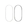 Back Camera Bezel Ring Only For iPhone X (Silver) (10 Pack)