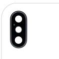 Скло основної камери з кріпленням і рамкою для iPhone XS / XS Max (Space Gray)